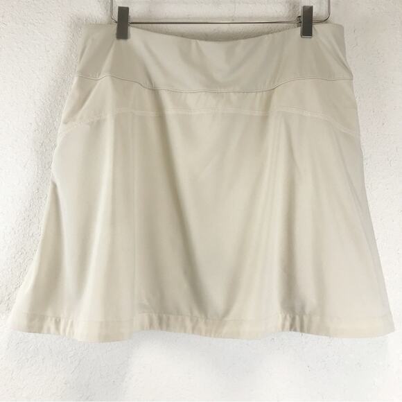 Soft Surroundings Go Lively Skort Zip Pockets Pull On Shorts Skirt Athleisure L - Picture 2 of 12